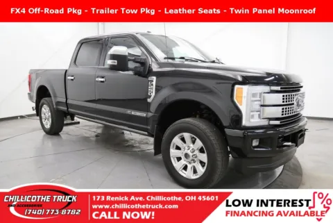 Black 2017 Ford F-250SD Platinum for sale in Chillicothe, OH