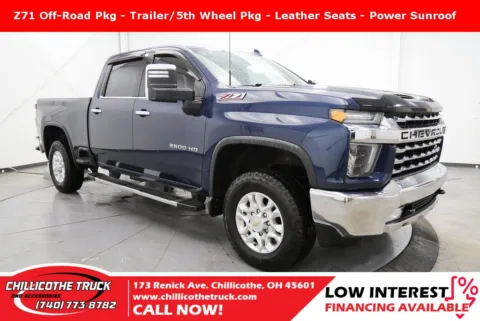 Blue 2022 Chevrolet Silverado 2500HD LTZ for sale in Chillicothe, OH