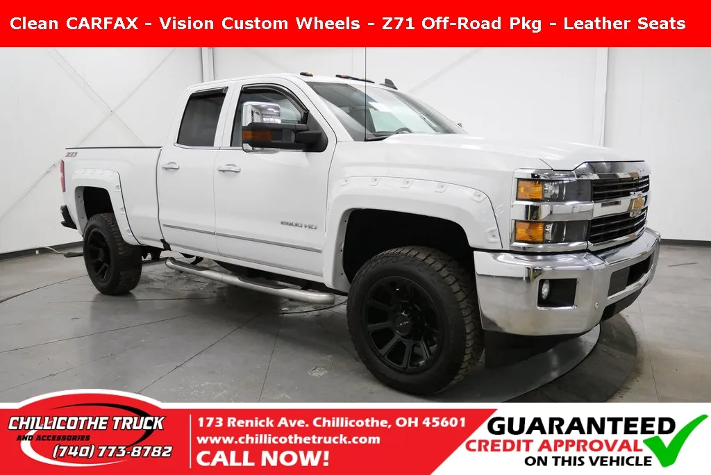 White 2017 Chevrolet Silverado 2500HD LTZ for sale in Chillicothe, OH