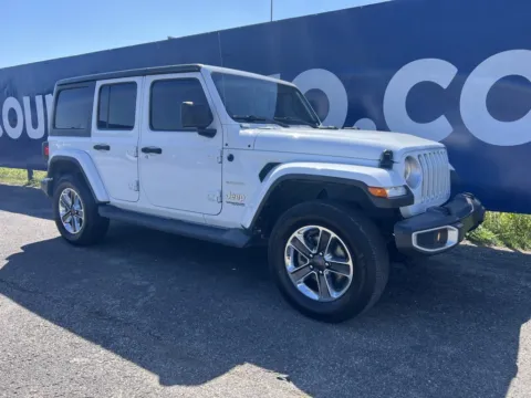 White 2020 Jeep Wrangler Unlimited Sahara for sale in Chillicothe, OH