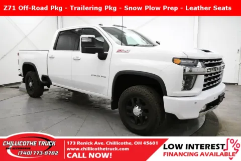 White 2020 Chevrolet Silverado 2500HD LTZ for sale in Chillicothe, OH