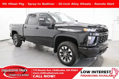 Black 2021 Chevrolet Silverado 2500HD Custom for sale in Chillicothe, OH