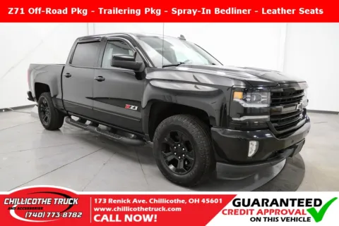 Black 2017 Chevrolet Silverado 1500 LTZ for sale in Chillicothe, OH