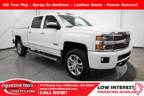 White 2015 Chevrolet Silverado 2500HD High Country for sale in Chillicothe, OH
