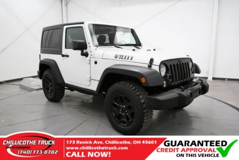 White 2018 Jeep Wrangler JK Willys Wheeler for sale in Chillicothe, OH