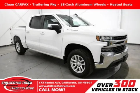 White 2021 Chevrolet Silverado 1500 LT for sale in Chillicothe, OH