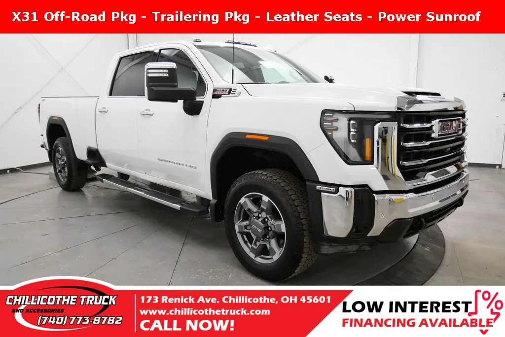 White 2025 GMC Sierra 3500HD SLT for sale in Chillicothe, OH