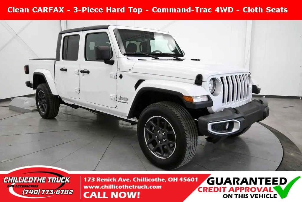 White 2023 Jeep Gladiator Overland for sale in Chillicothe, OH
