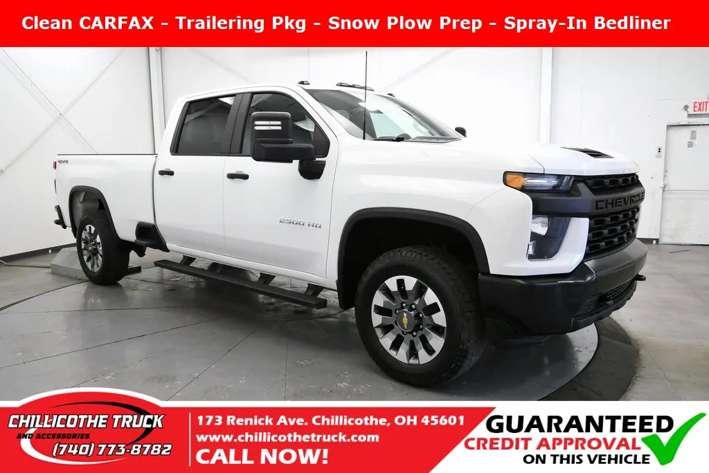 White 2020 Chevrolet Silverado 2500HD Work Truck for sale in Chillicothe, OH