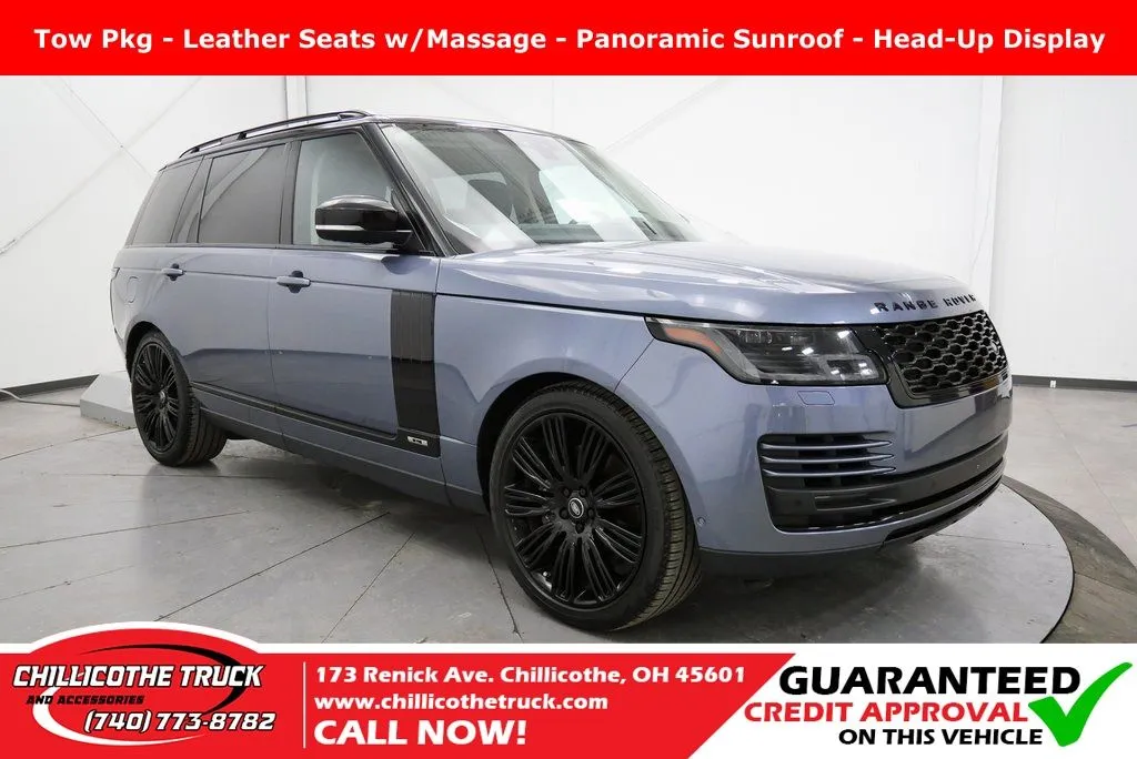 Blue 2019 Land Rover Range Rover 5.0L V8 Supercharged for sale in Chillicothe, OH