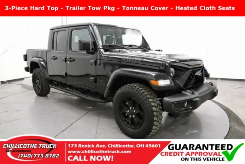 Black 2021 Jeep Gladiator Willys for sale in Chillicothe, OH