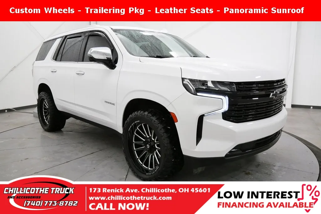 White 2021 Chevrolet Tahoe Premier for sale in Chillicothe, OH