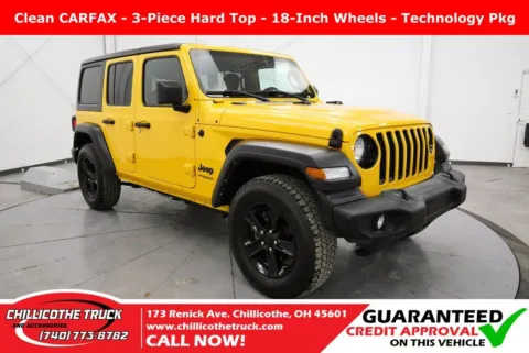 Yellow 2021 Jeep Wrangler Unlimited Sport Altitude for sale in Chillicothe, OH