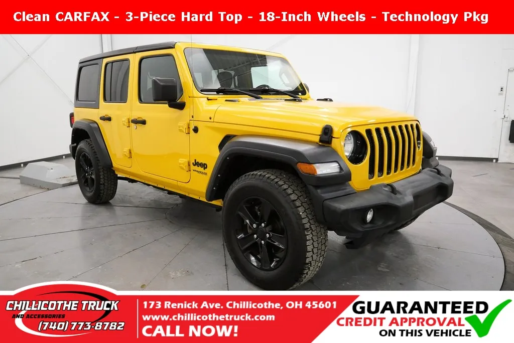 Yellow 2021 Jeep Wrangler Unlimited Sport Altitude for sale in Chillicothe, OH