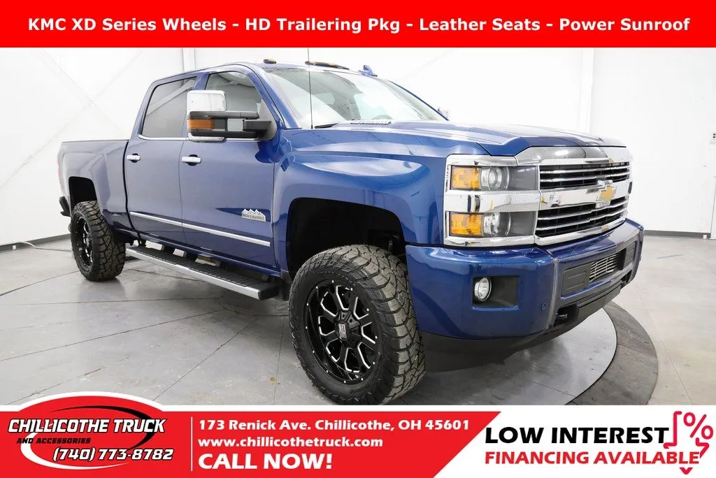 Blue 2015 Chevrolet Silverado 2500HD High Country for sale in Chillicothe, OH