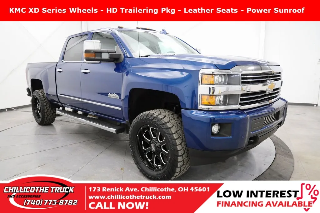 Blue 2015 Chevrolet Silverado 2500HD High Country for sale in Chillicothe, OH