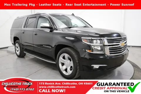 Black 2016 Chevrolet Suburban LTZ for sale in Chillicothe, OH