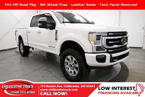 Blue 2021 Ford F-250SD Platinum for sale in Chillicothe, OH