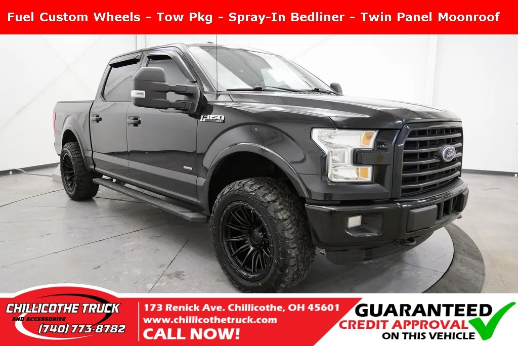 Black 2015 Ford F-150 XLT for sale in Chillicothe, OH