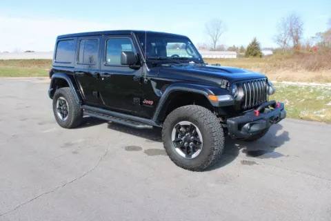Black 2020 Jeep Wrangler Unlimited Rubicon for sale in Chillicothe, OH