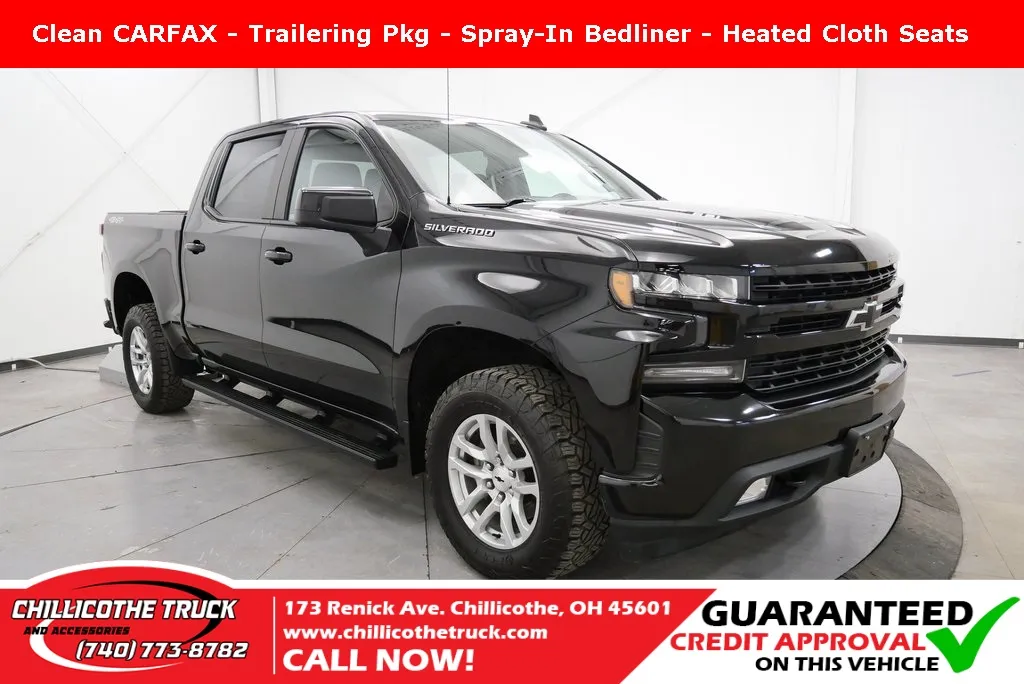 Black 2021 Chevrolet Silverado 1500 RST for sale in Chillicothe, OH