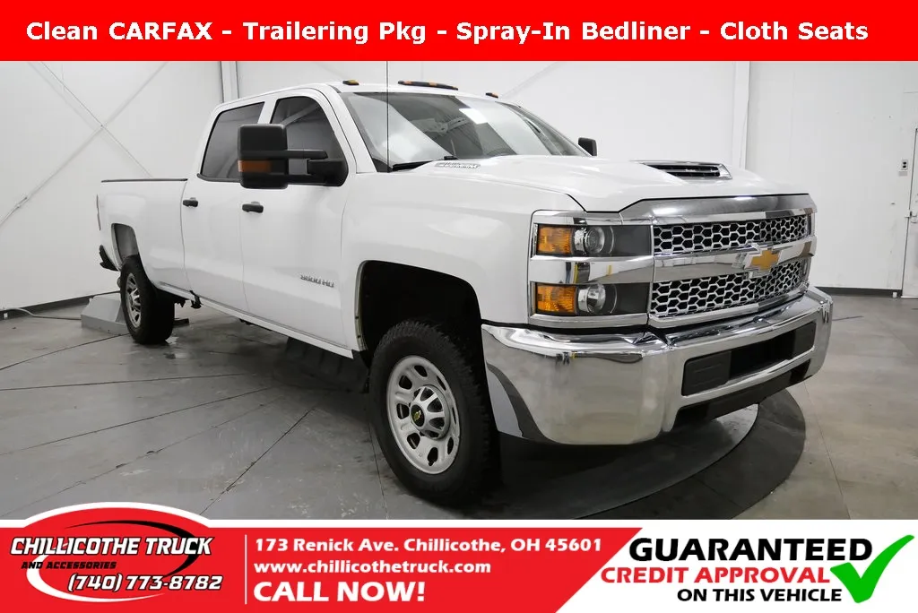 White 2019 Chevrolet Silverado 3500HD Work Truck for sale in Chillicothe, OH