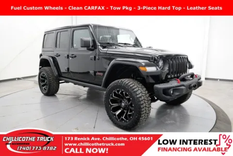 Black 2020 Jeep Wrangler Unlimited Rubicon for sale in Chillicothe, OH