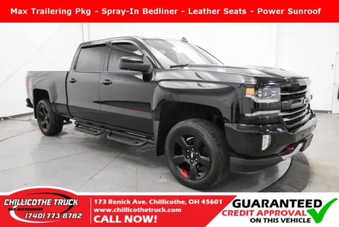 Black 2018 Chevrolet Silverado 1500 LTZ for sale in Chillicothe, OH