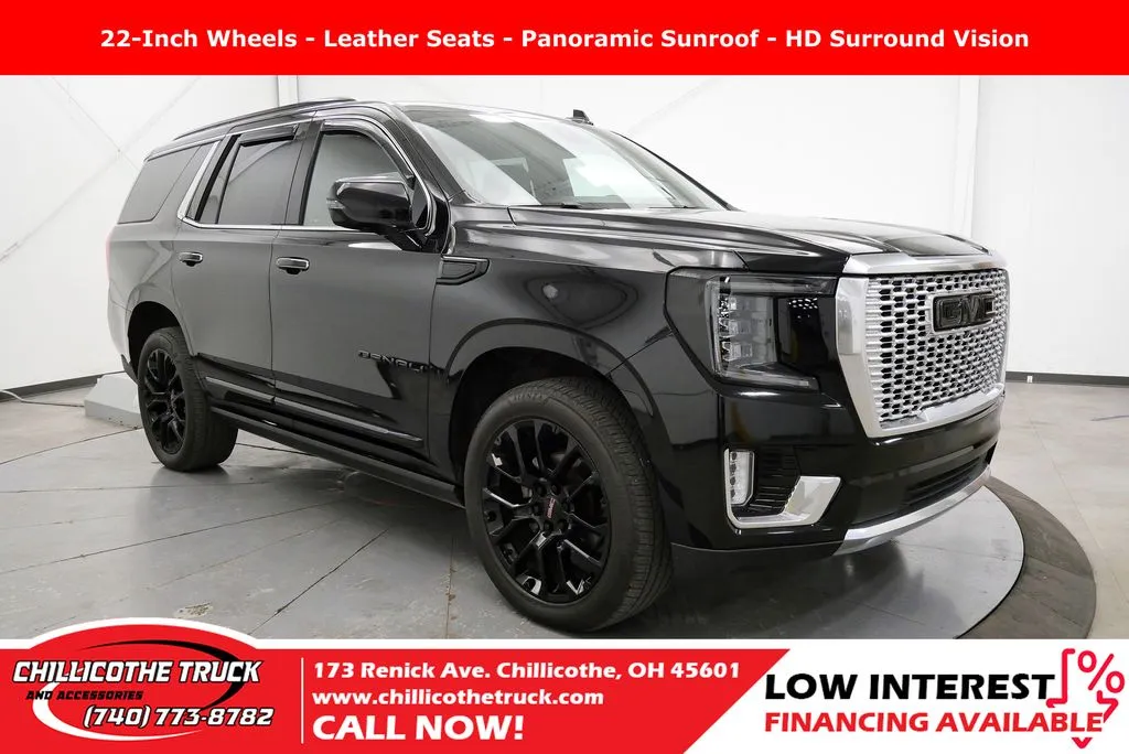Black 2022 GMC Yukon Denali for sale in Chillicothe, OH