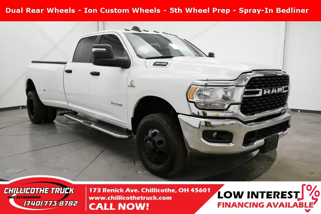 White 2023 Ram 3500 Big Horn for sale in Chillicothe, OH