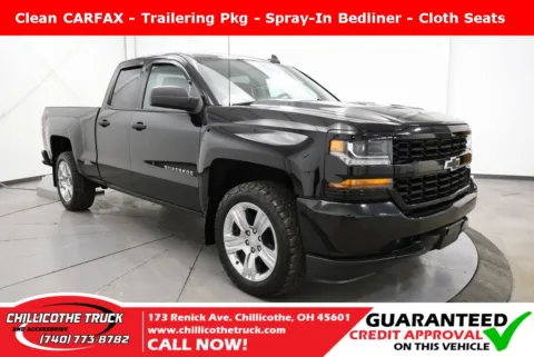 Black 2018 Chevrolet Silverado 1500 Custom for sale in Chillicothe, OH