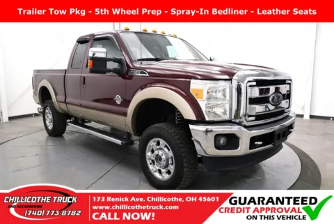 Red 2013 Ford F-250SD Lariat for sale in Chillicothe, OH