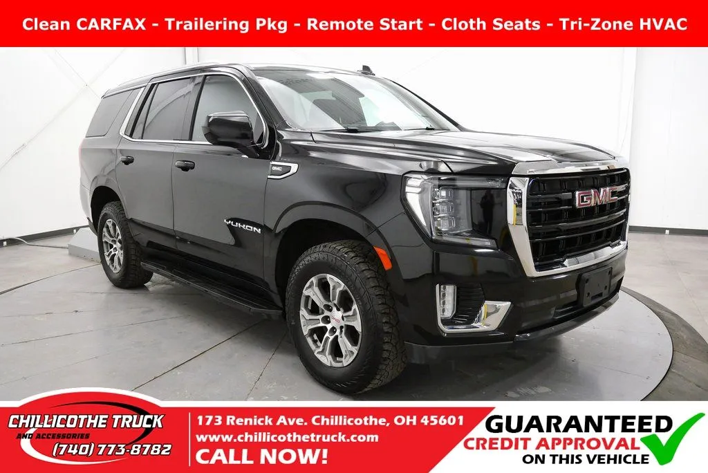 Black 2021 GMC Yukon SLE for sale in Chillicothe, OH