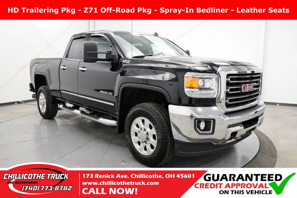 Black 2015 GMC Sierra 2500HD SLT for sale in Chillicothe, OH
