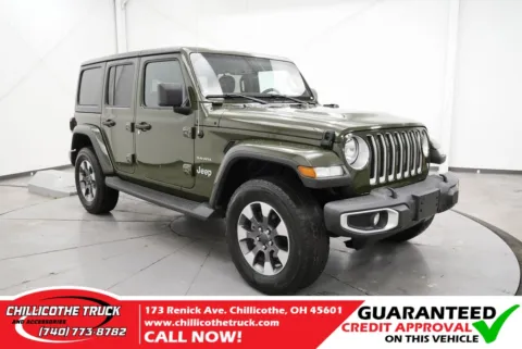 Green 2021 Jeep Wrangler Unlimited Sahara for sale in Chillicothe, OH