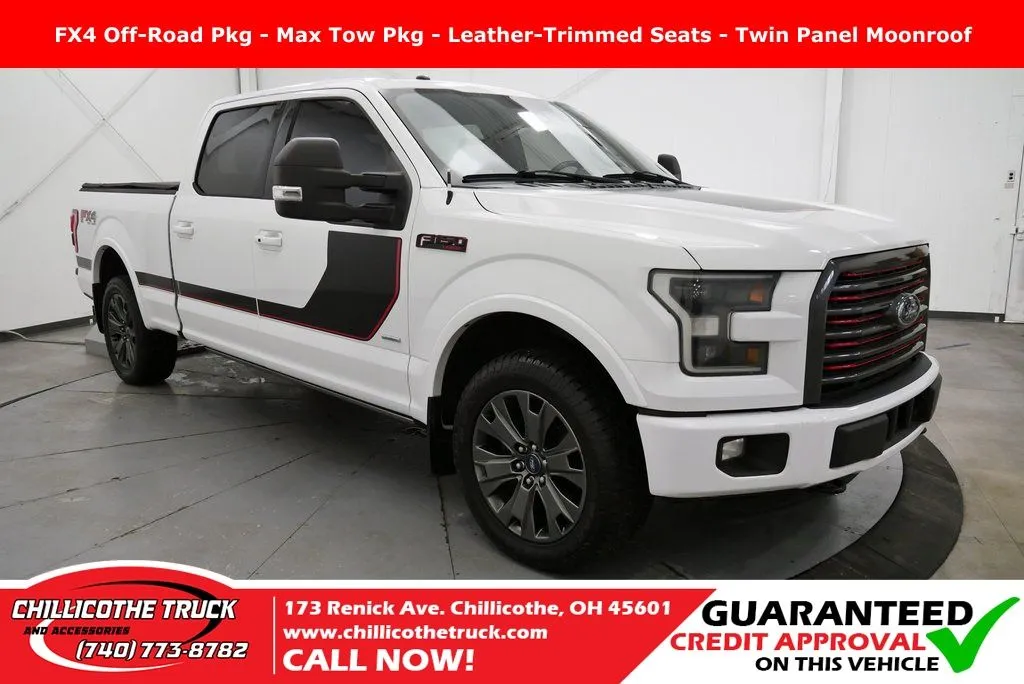 White 2016 Ford F-150 Lariat for sale in Chillicothe, OH