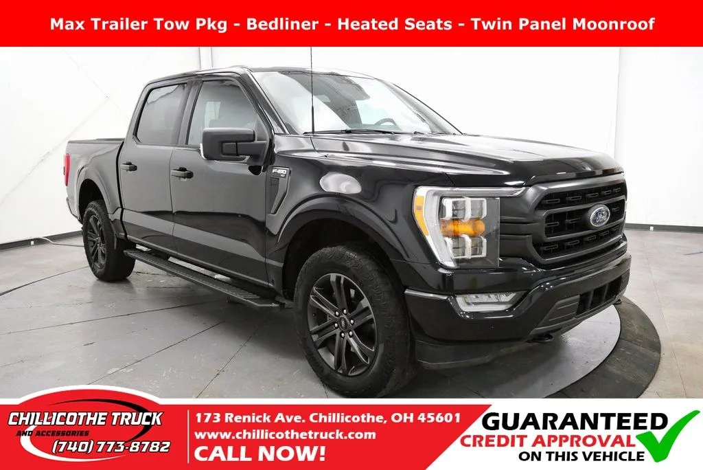 Black 2022 Ford F-150 XLT for sale in Chillicothe, OH