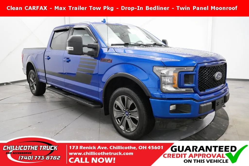 Blue 2018 Ford F-150 XLT for sale in Chillicothe, OH
