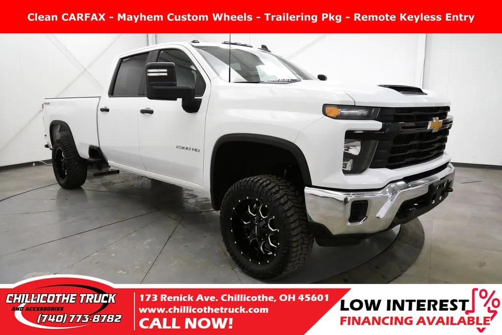 White 2024 Chevrolet Silverado 2500HD Work Truck for sale in Chillicothe, OH