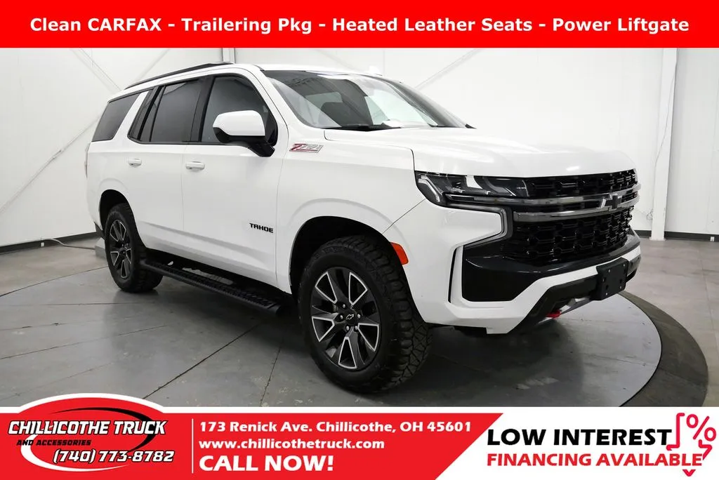 Blue 2022 Chevrolet Tahoe Z71 for sale in Chillicothe, OH