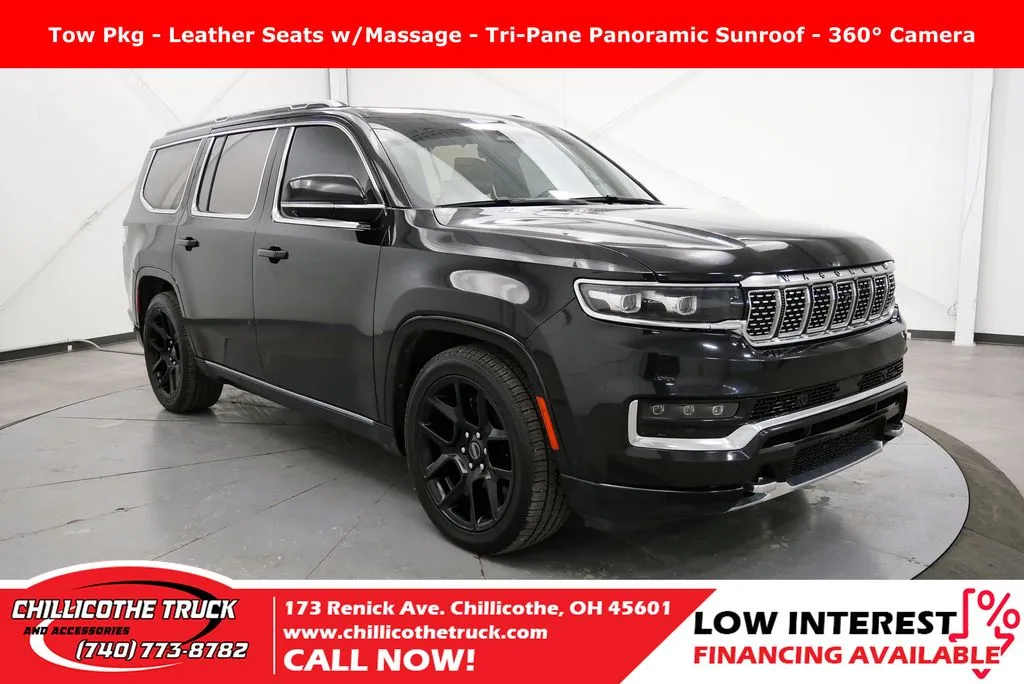 Black 2022 Jeep Grand Wagoneer Series III for sale in Chillicothe, OH