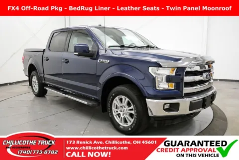 Blue 2017 Ford F-150 Lariat for sale in Chillicothe, OH
