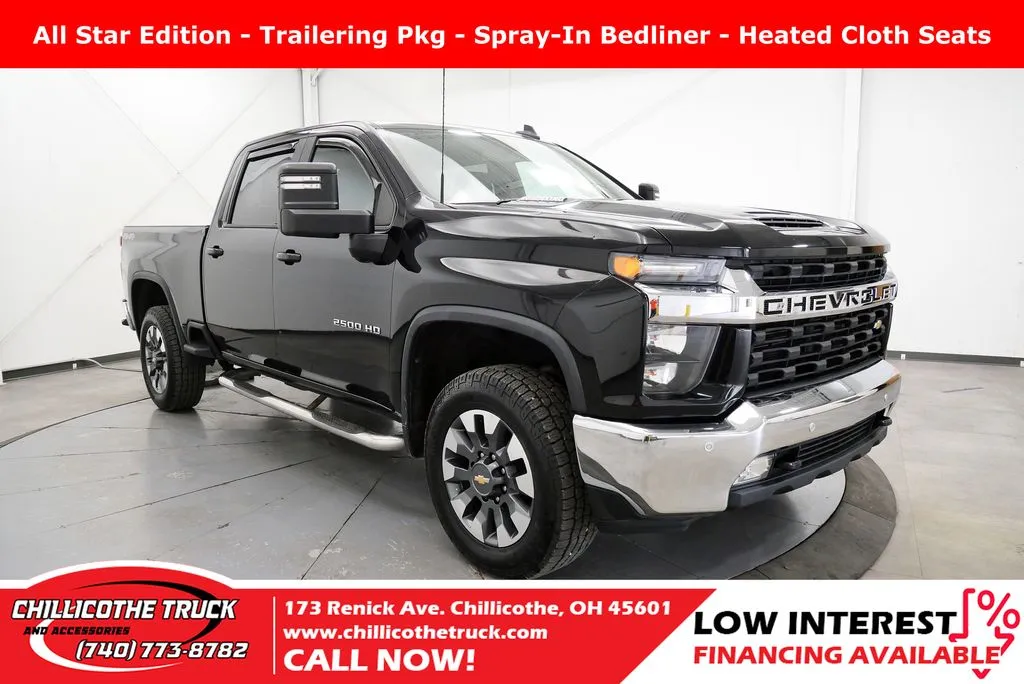 Black 2021 Chevrolet Silverado 2500HD LT for sale in Chillicothe, OH