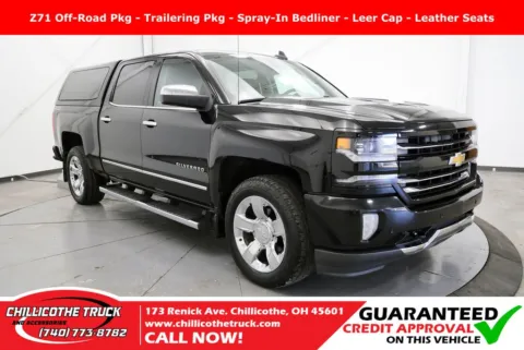 Black 2016 Chevrolet Silverado 1500 LTZ for sale in Chillicothe, OH
