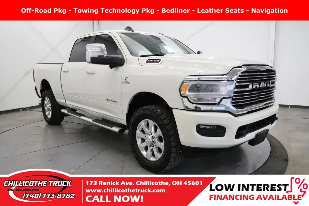 White 2023 Ram 2500 Laramie for sale in Chillicothe, OH