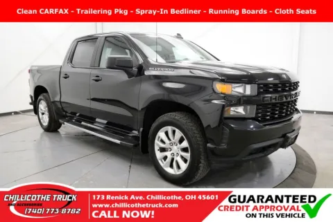 Black 2019 Chevrolet Silverado 1500 Custom for sale in Chillicothe, OH