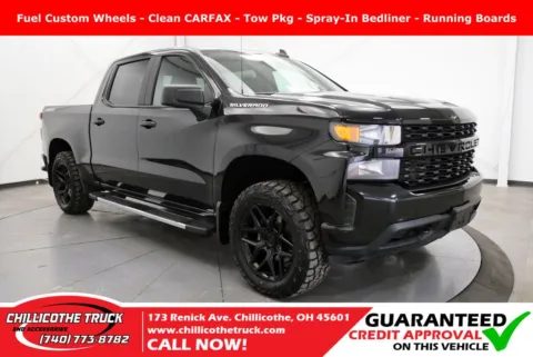 Black 2019 Chevrolet Silverado 1500 Custom for sale in Chillicothe, OH