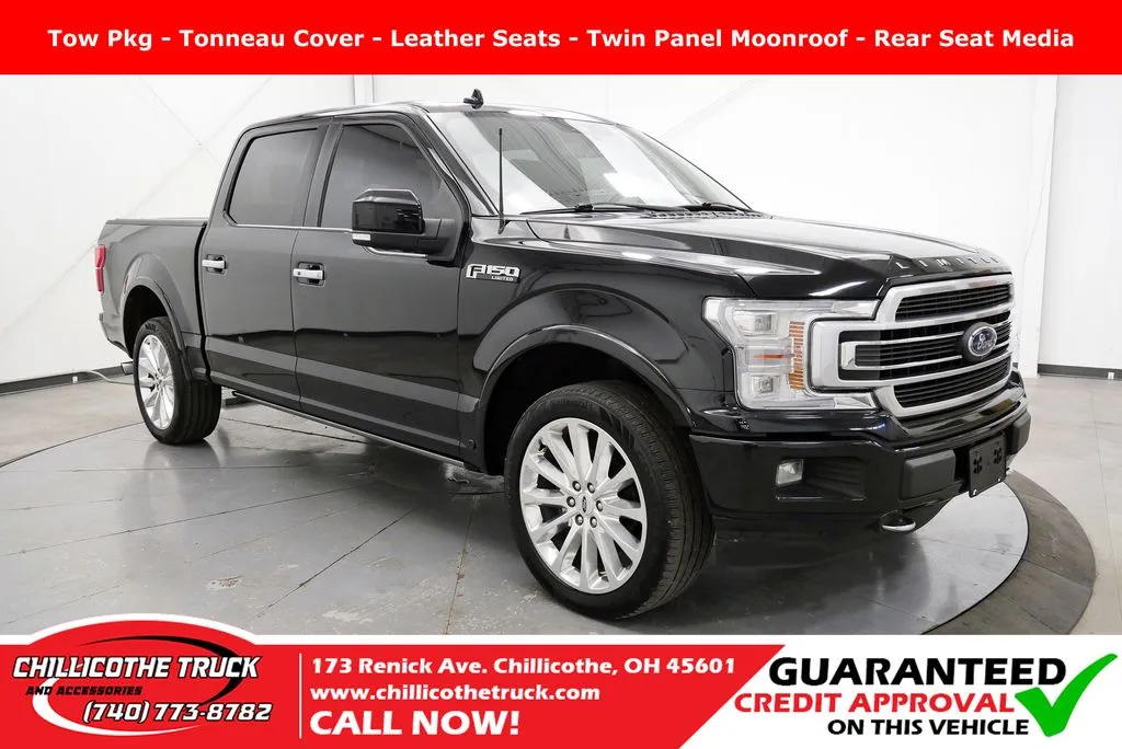 Black 2018 Ford F-150 Limited for sale in Chillicothe, OH