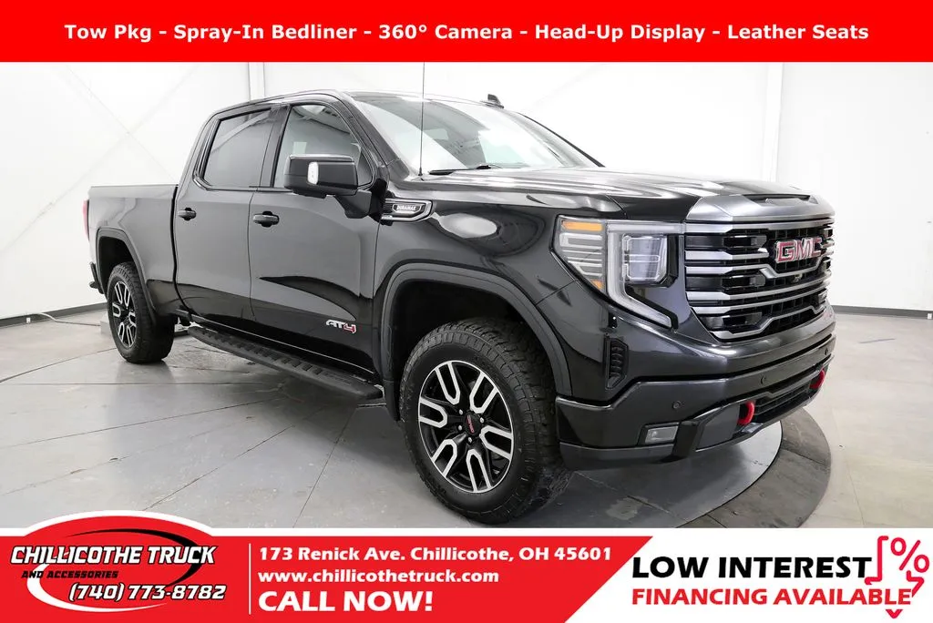 Black 2022 GMC Sierra 1500 AT4 for sale in Chillicothe, OH