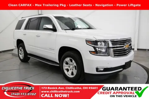 White 2016 Chevrolet Tahoe LTZ for sale in Chillicothe, OH
